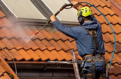 Démoussage et hydrofuge de toiture à Belmont